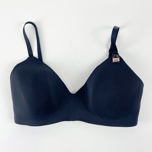 Etam Black Bra US 40C FR 90D Lightly Lined NWT NEW